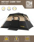 Fanttik 6-Person Instant Cabin Camping Tent