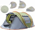 4-Person Easy Pop-Up Camping Tent with 2 Doors