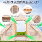 Inflatable Camping Tent with Hand Pump