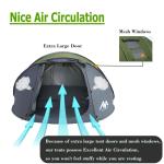 Instant Pop-Up Waterproof Tent for 4-6 Campers