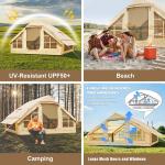 Inflatable Camping Tent with Hand Pump