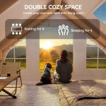 Inflatable Waterproof Tent for 6 Campers