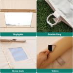 Inflatable Waterproof Tent for 6 Campers