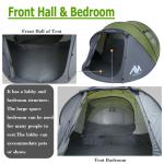 Instant Pop-Up Waterproof Tent for 4-6 Campers