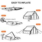Aisunss Easy Setup Inflatable Tent for 3-4 People
