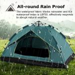 Pop Up Tent for 3-4 People, Waterproof & Windproof