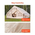 Inflatable 5-8 Person Camping Tent with Pump