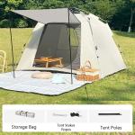 Waterproof Pop Up Tent for Family Camping