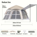 Portable Camping Tent for Sun and Wind Protection