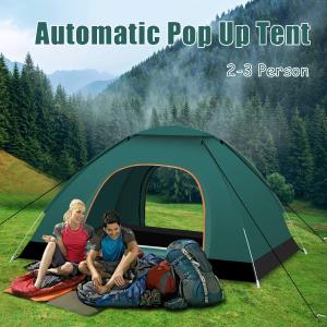 Portable 2-3 Person Waterproof Pop Up Tent