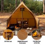 Hot Tent with Stove Jack for Camping