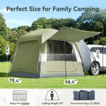 H&ZT 6-Person SUV Car Tent with Awning