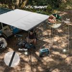 NOVSIGHT Car Side Awning for Outdoor Camping