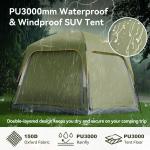 H&ZT 6-Person SUV Car Tent with Awning