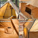 Hot Tent with Stove Jack for Camping