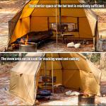 Hot Tent with Stove Jack for Camping