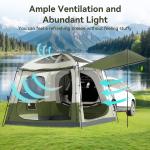 H&ZT 6-Person SUV Car Tent with Awning