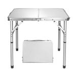 VILLEY Portable 2ft Folding Camping Table with Adjustable Legs