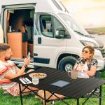 Collapsible Portable Camping Table - 37x20 Inches