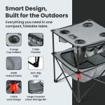 Portable Folding Tailgate and Beach Table