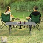 Collapsible Portable Camping Table - 37x20 Inches