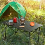 Collapsible Portable Camping Table - 37x20 Inches