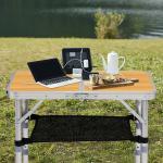 Portable Folding Camping Table with Adjustable Height