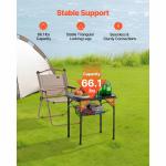 Uimoso Folding Portable Camping Table with Adjustable Height