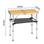Portable Folding Camping Table with Adjustable Height