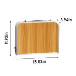 Portable 3ft Folding Camping Table with Adjustable Height