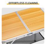 Portable Folding Camping Table with Adjustable Height