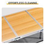 Portable 3ft Folding Camping Table with Adjustable Height