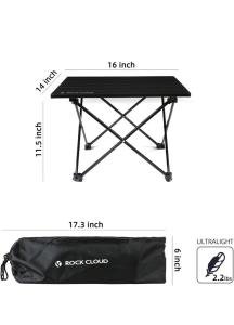 Rock Cloud Ultralight Folding Camping Table