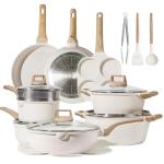CAROTE 21-Piece Nonstick Camping Cookware Set