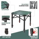 VILLEY Portable Folding Aluminum Camping Table