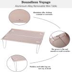 Lightweight Folding Aluminium Camping Table