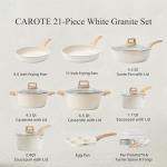CAROTE 21-Piece Nonstick Camping Cookware Set