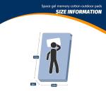 Thick Memory Foam Camping Sleeping Pad