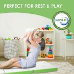 Tri-Fold 4-Inch Foam Camping Mattress with Case