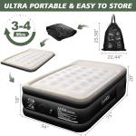 Kayfia 18" Air Mattress with Wireless Pump