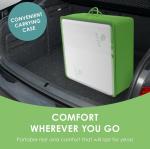 Tri-Fold 4-Inch Foam Camping Mattress with Case