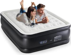 Queen Size Inflatable Air Mattress with Built-in Pump