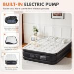 Queen Size Inflatable Air Mattress with Built-in Pump