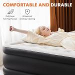 Queen Size Inflatable Air Mattress with Built-in Pump