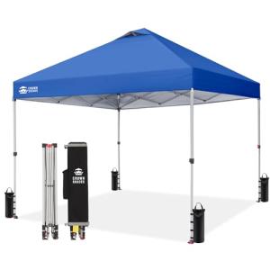 CROWN SHADES 10x10 Pop Up Sun Canopy Tent