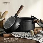 CAROTE 16-Piece Nonstick Cookware Set for Camping