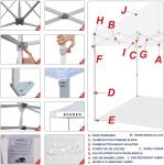 10'x10' Pop-Up Canopy Tent with Sidewalls & Bags