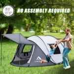 Waterproof Instant Pop Up Tent for 2 Campers