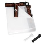 8x10ft Heavy Duty Clear Tarps - 2 Pack