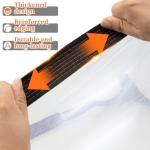 8x10ft Heavy Duty Clear Tarps - 2 Pack